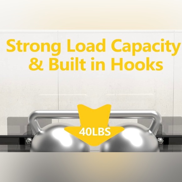 2 Pack Multifunctional Shower Caddy Organizer Bathroom Kitchen Shelves Black NEW - Picture 6 of 14